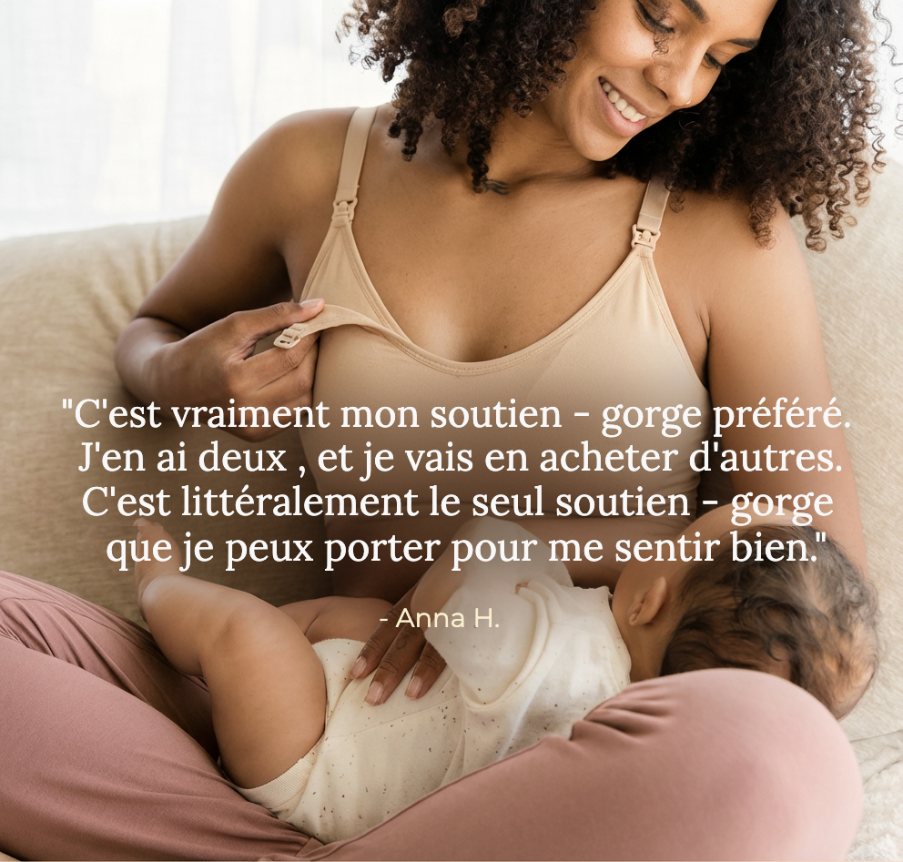 Sokkea™ - Le soutien-gorge d'allaitement qui suit votre corps à chaque étape